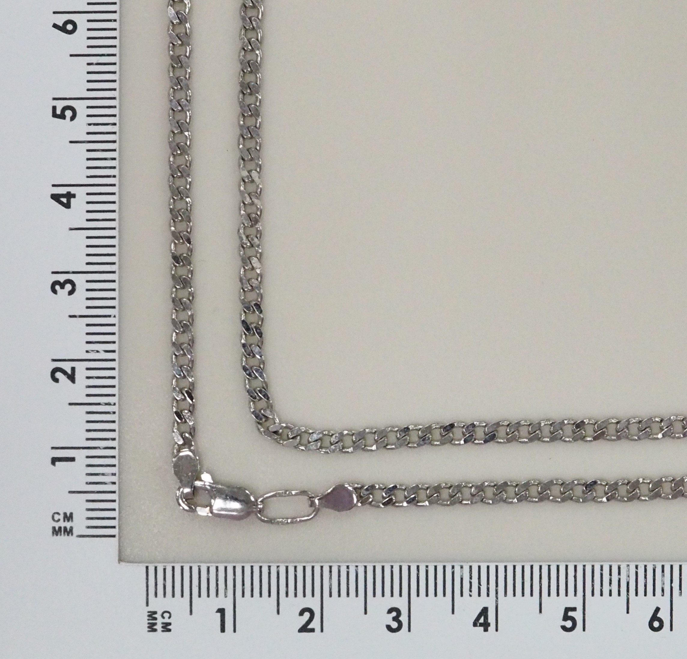 Серебряная цепь 925 пробы; плетение Панцирное;